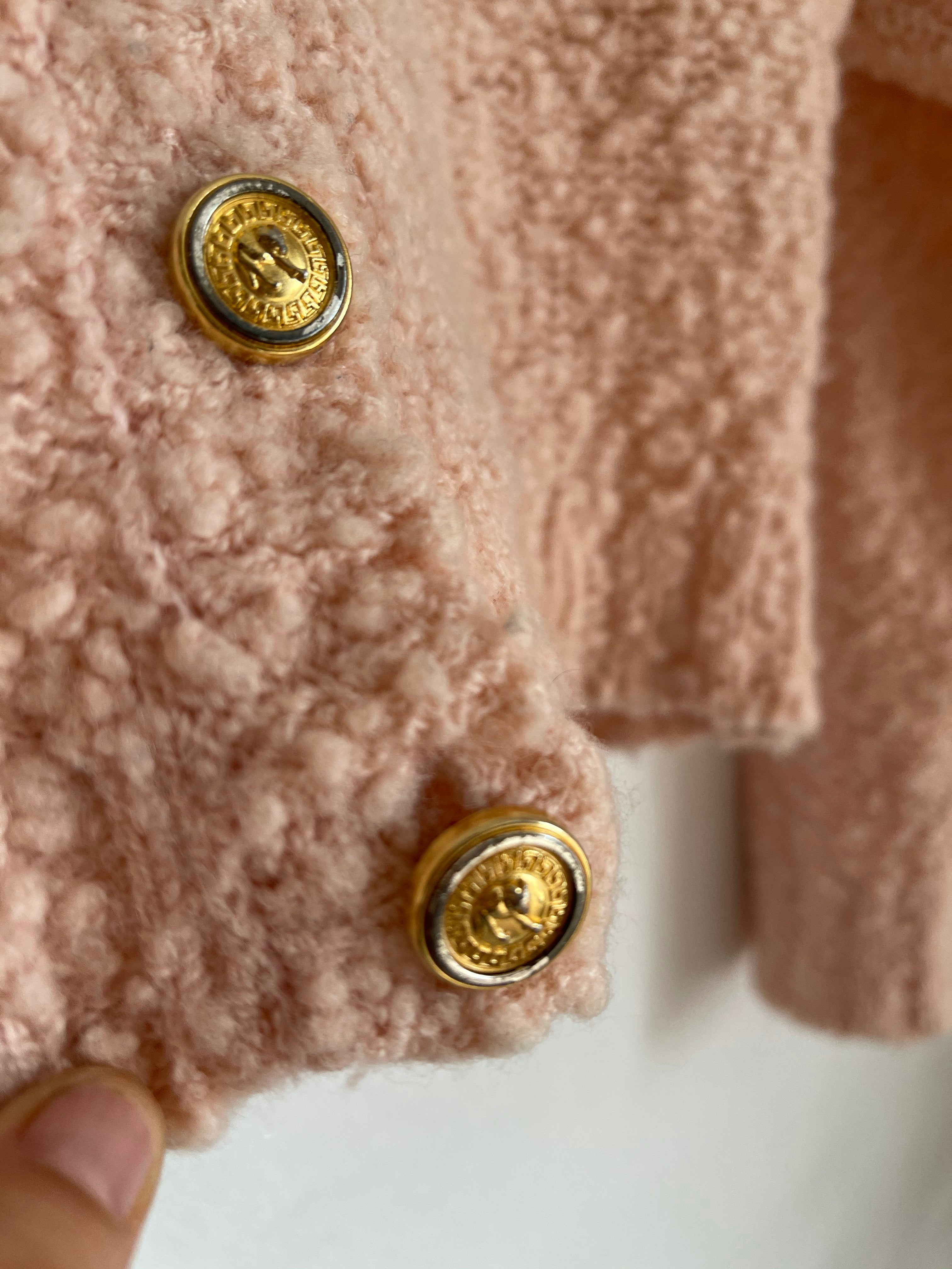 Versace cardigan medusa buttons