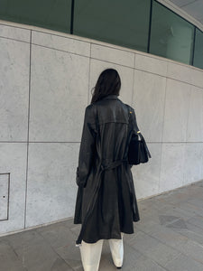 Black Leather trench