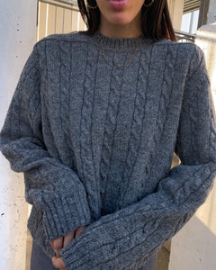 Grey wool jumper