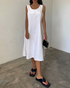 100 linen minimalistic dress