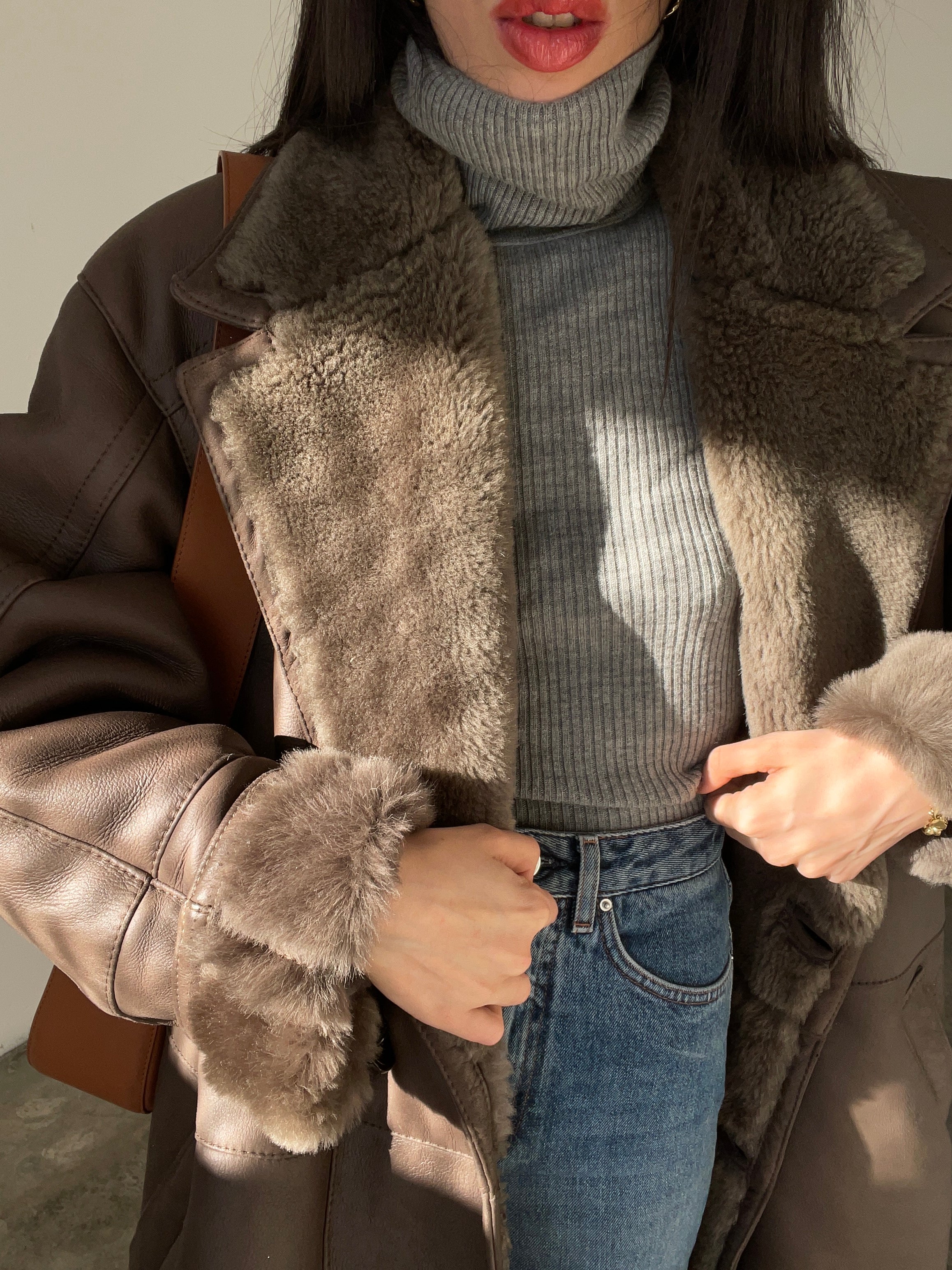 Vintage shearling coat
