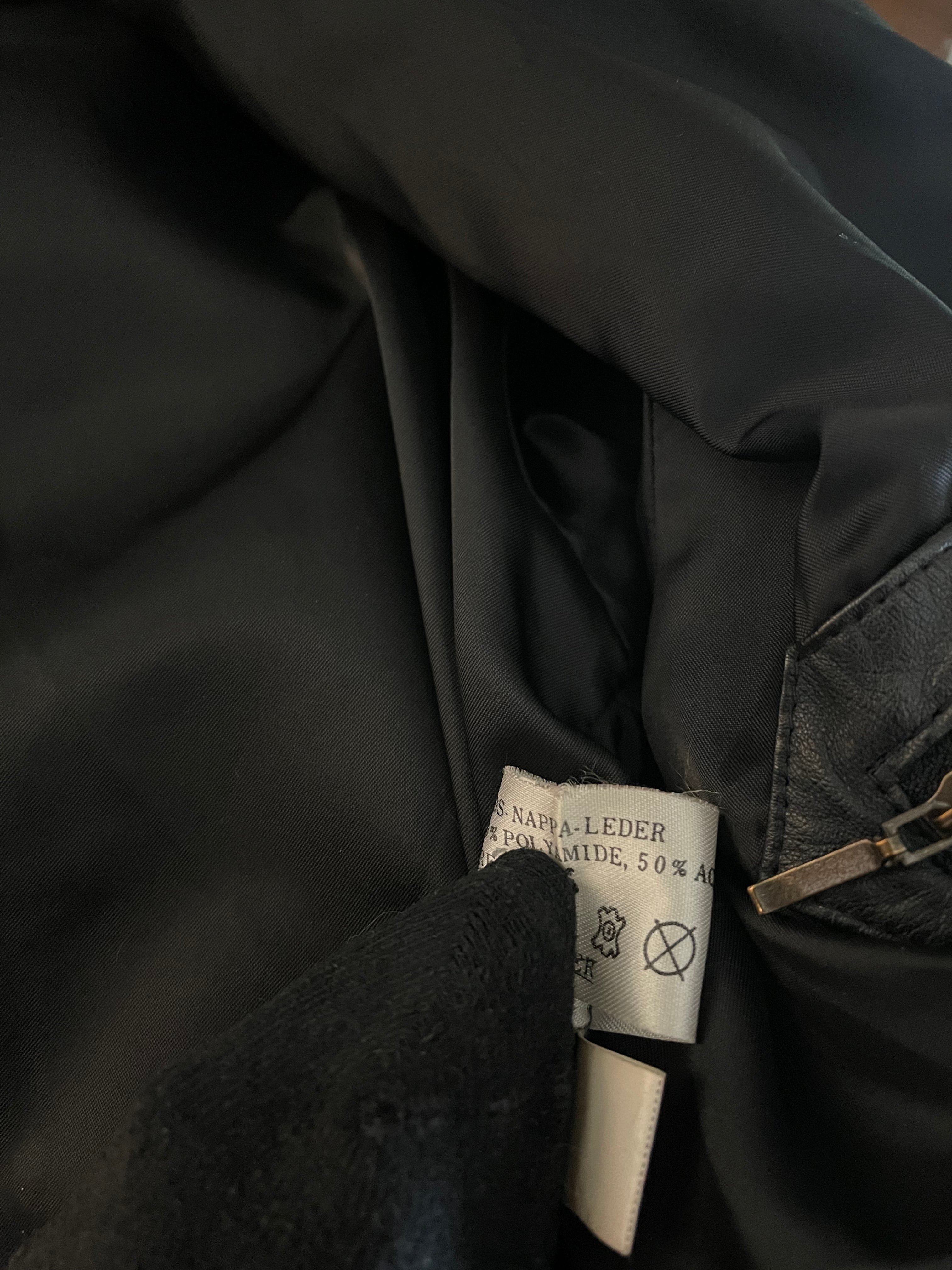 Nappa leather  Bomber jacket