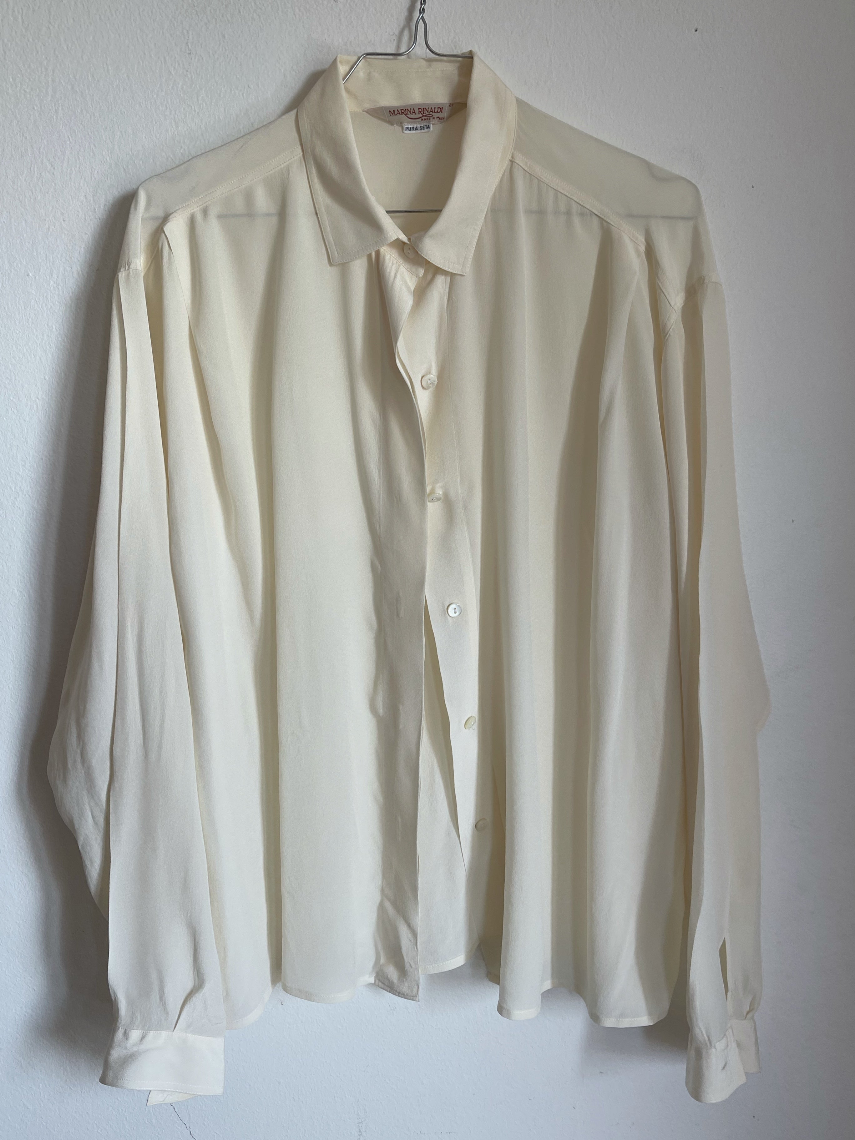 Oversize shirt 100% silk