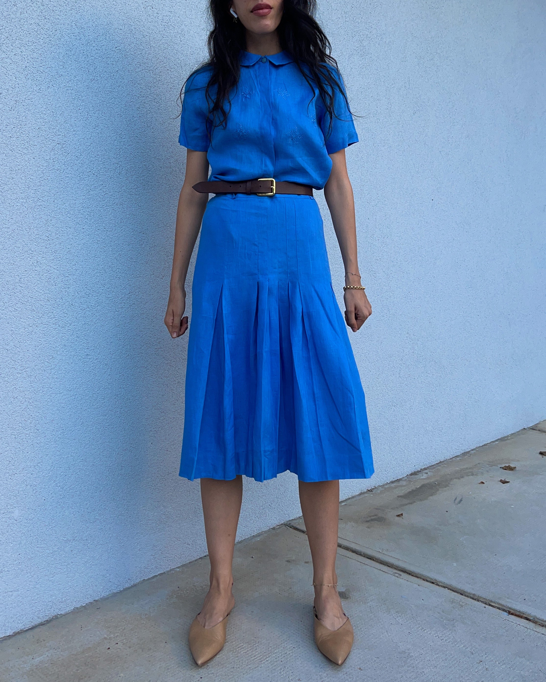 Pleated  LINENco- Ord