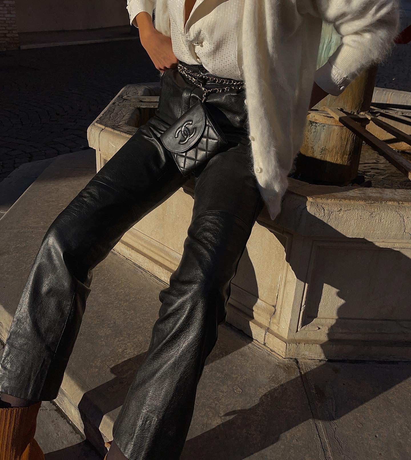 Pantalone 100 leather