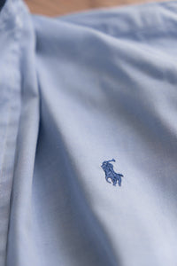 Ralph Lauren blue button down shirt